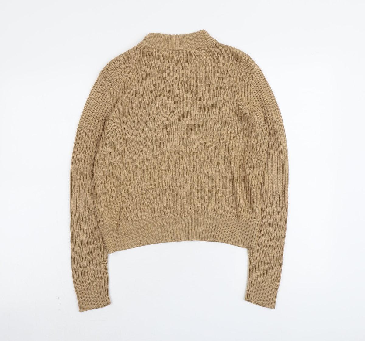 Womens UK Size S H&M Beige Pullover Jumper