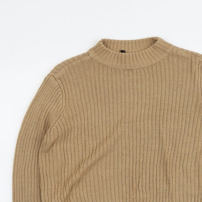 Womens UK Size S H&M Beige Pullover Jumper