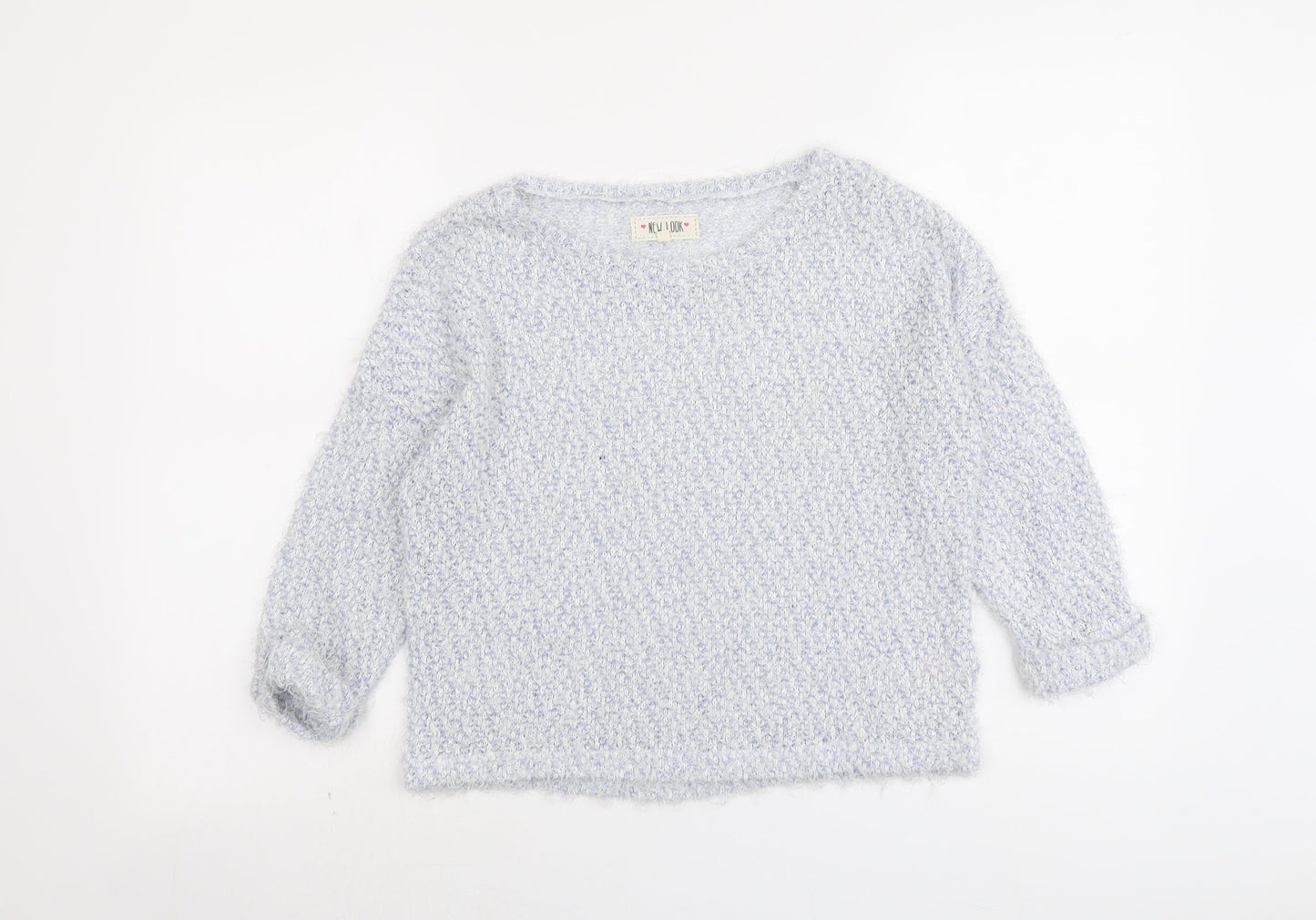 Womens UK Size 10 New Look Blue Pullover Jumper