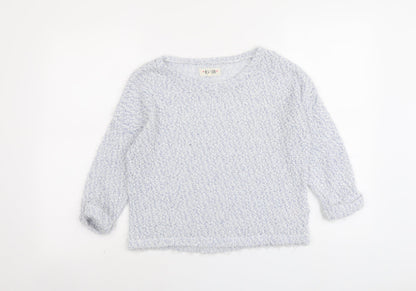 Womens UK Size 10 New Look Blue Pullover Jumper