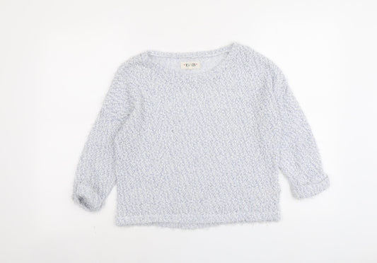 Womens UK Size 10 New Look Blue Pullover Jumper