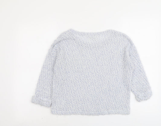 Womens UK Size 10 New Look Blue Pullover Jumper