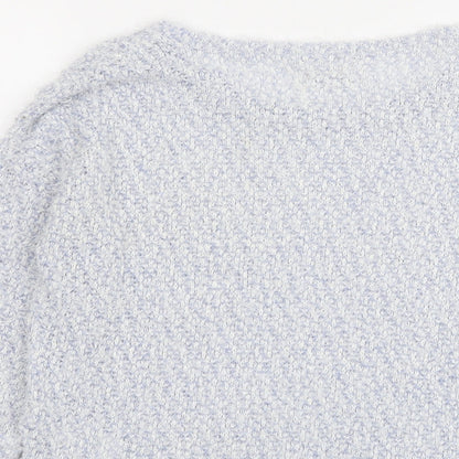 Womens UK Size 10 New Look Blue Pullover Jumper