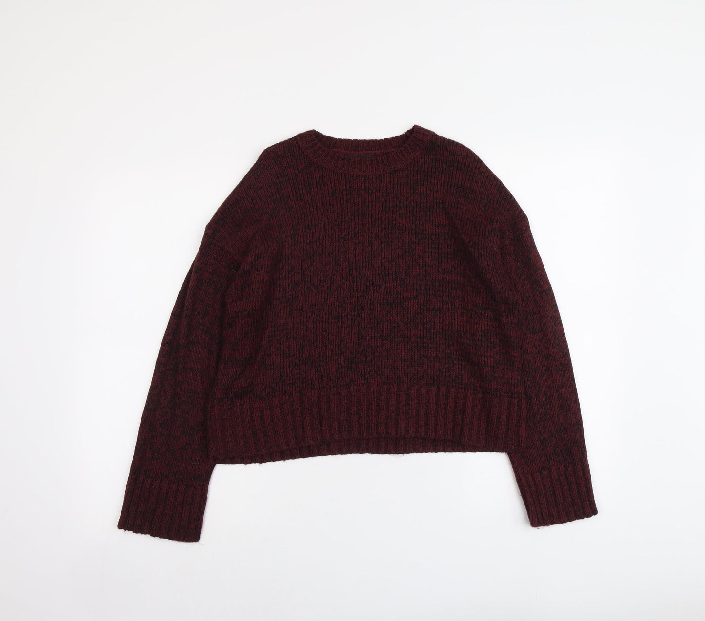 Womens UK Size S New Look Red Pullover Jumper