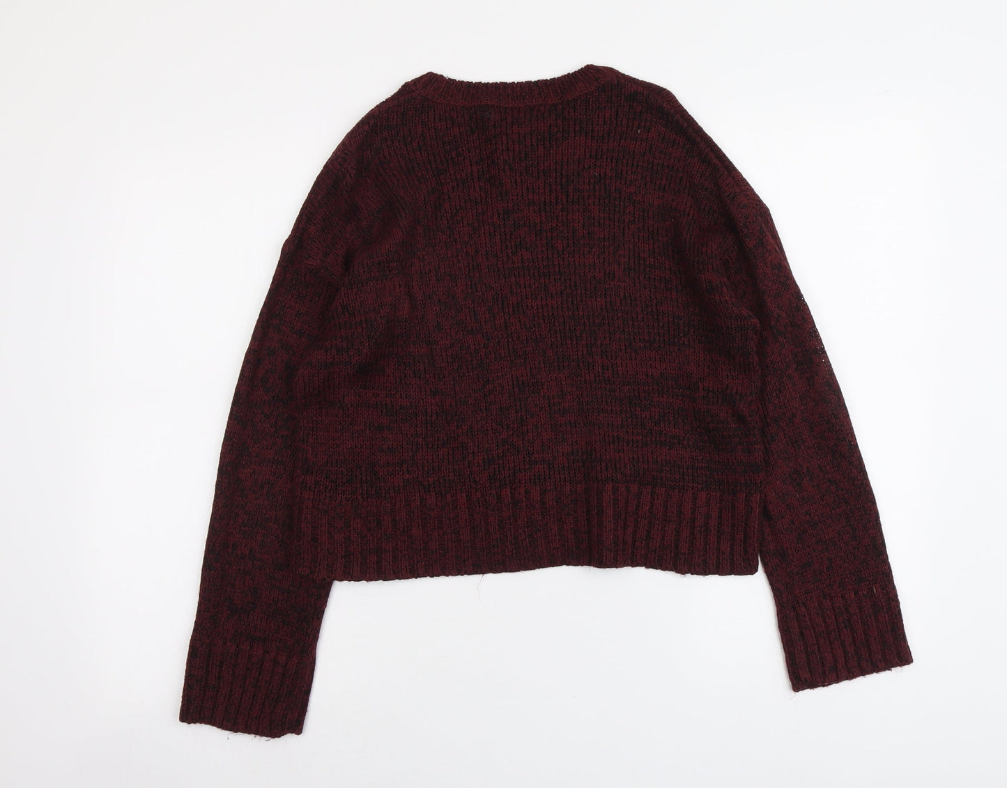 Womens UK Size S New Look Red Pullover Jumper