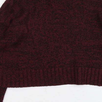 Womens UK Size S New Look Red Pullover Jumper