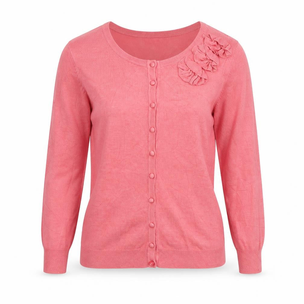 Womens UK Size XS Mohito Pink Cardigan Jumper