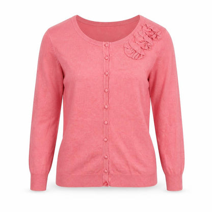 Womens UK Size XS Mohito Pink Cardigan Jumper