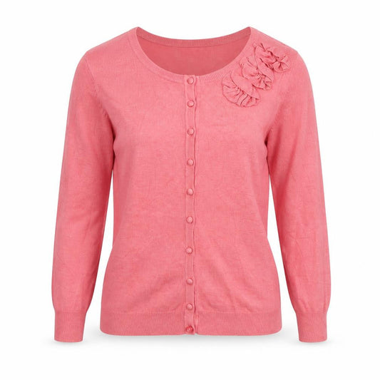 Womens UK Size XS Mohito Pink Cardigan Jumper