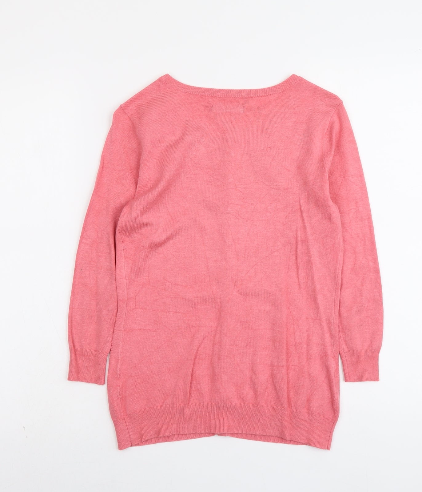 Womens UK Size XS Mohito Pink Cardigan Jumper