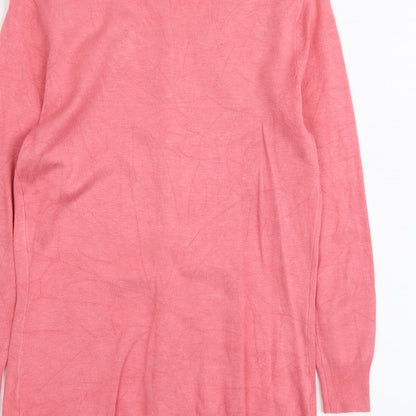Womens UK Size XS Mohito Pink Cardigan Jumper