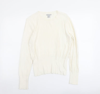 Womens UK Size S H&M Ivory Pullover Jumper