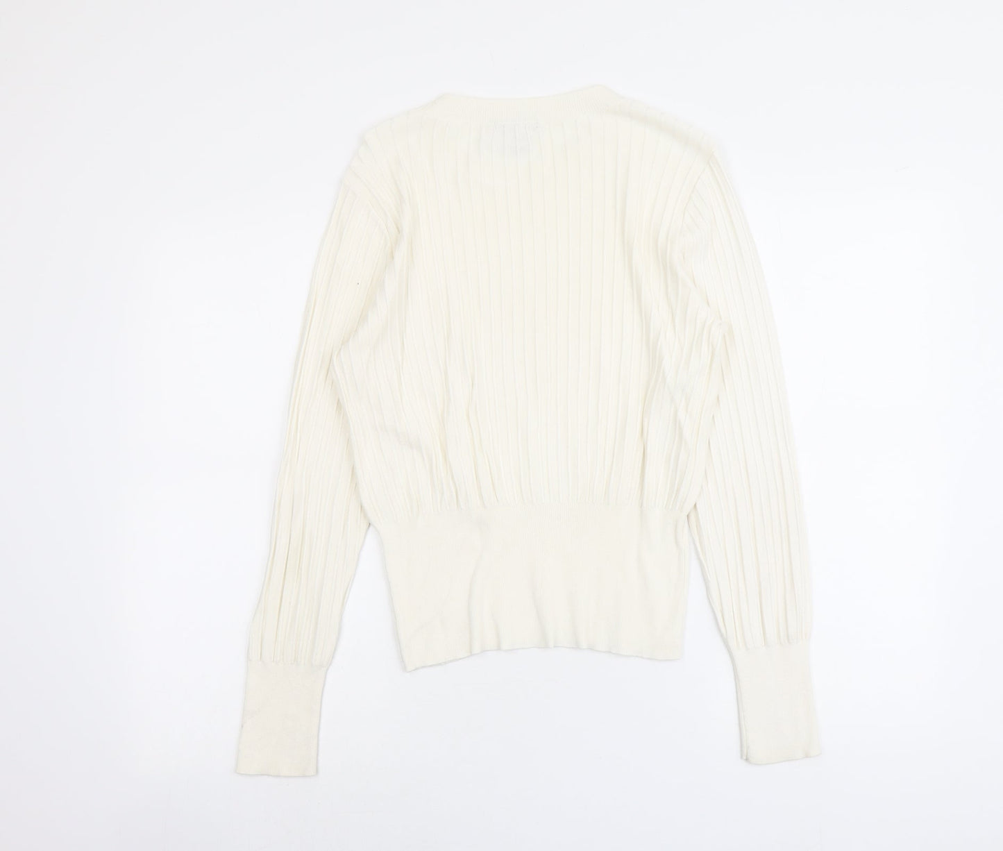 Womens UK Size S H&M Ivory Pullover Jumper