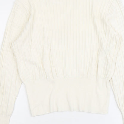 Womens UK Size S H&M Ivory Pullover Jumper
