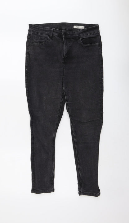 Womens UK Size 12 Marks and Spencer Regular Fit Skinny Black Jeans