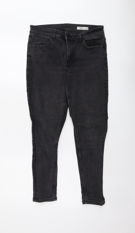 Womens UK Size 12 Marks and Spencer Regular Fit Skinny Black Jeans