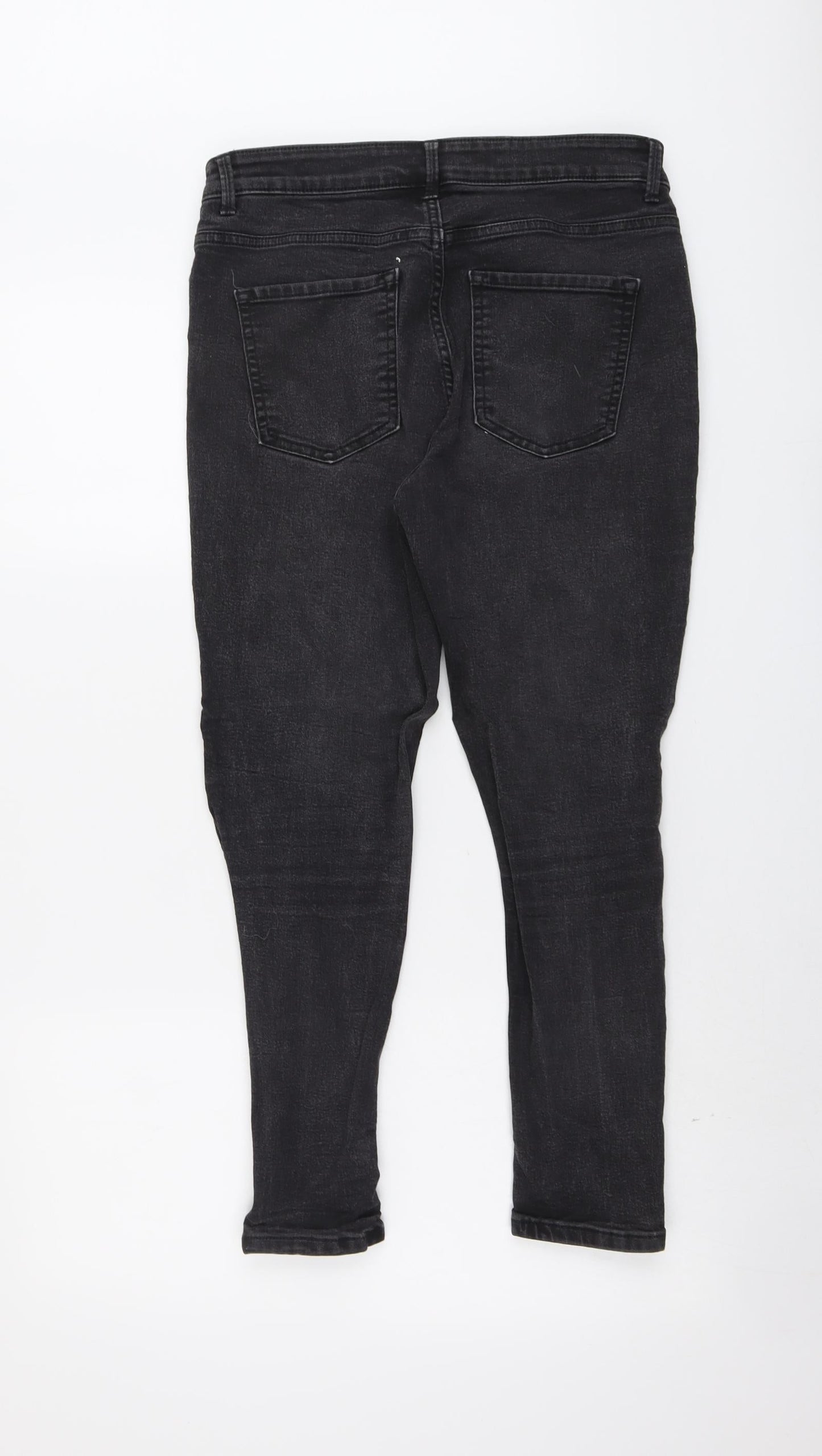 Womens UK Size 12 Marks and Spencer Regular Fit Skinny Black Jeans
