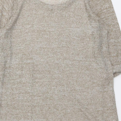 Womens UK Size 14 New Look Beige Pullover Jumper