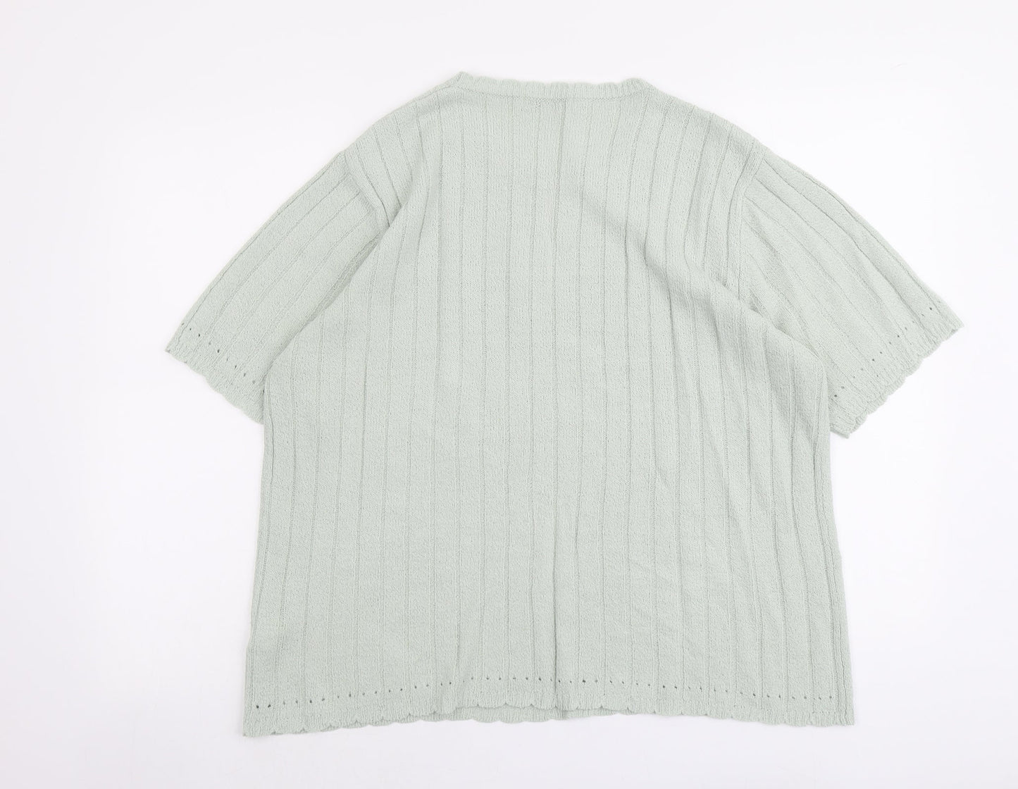 Womens UK Size 18 Berkertex Green Pullover Jumper