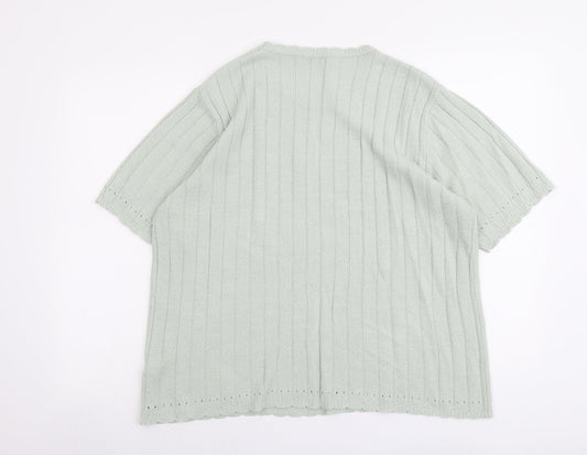 Womens UK Size 18 Berkertex Green Pullover Jumper