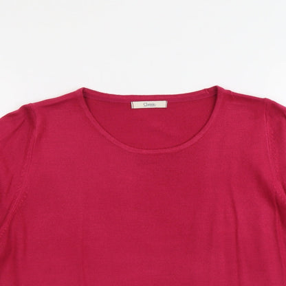 Womens UK Size 16 Marks and Spencer Pink Pullover Jumper