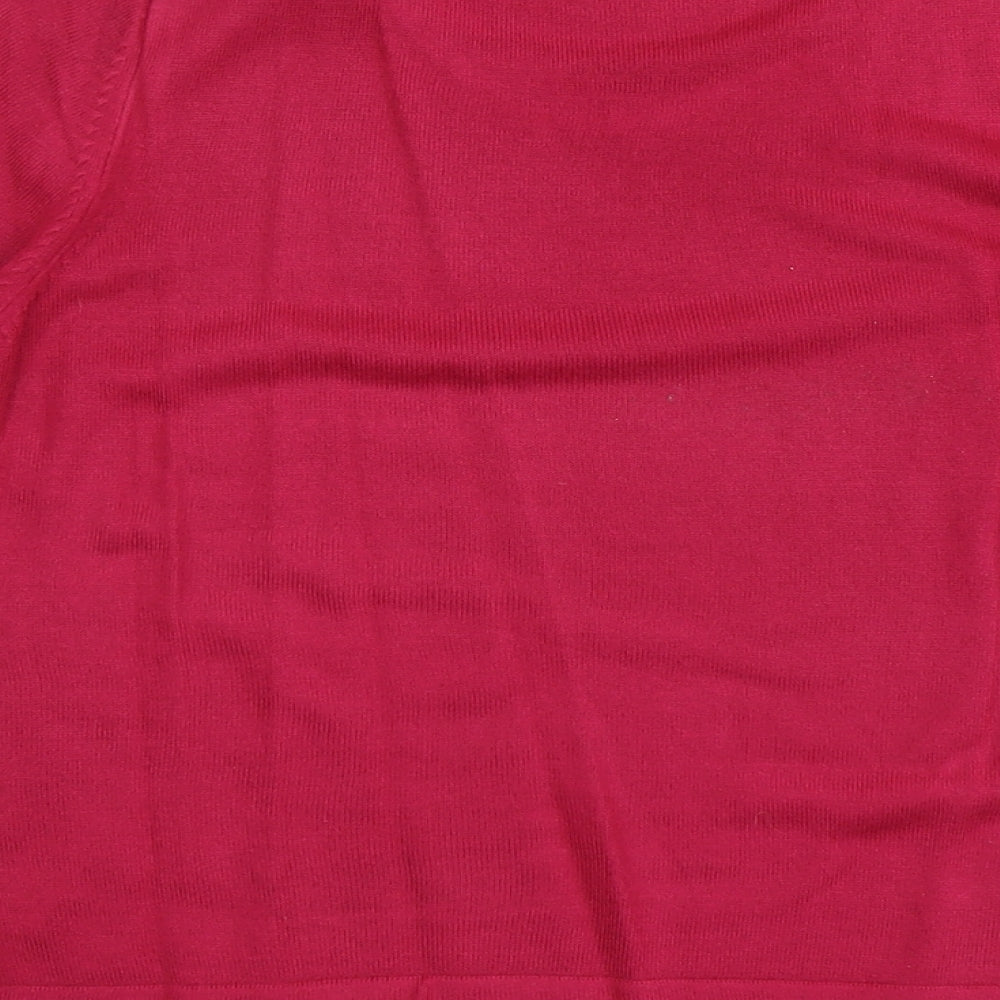 Womens UK Size 16 Marks and Spencer Pink Pullover Jumper