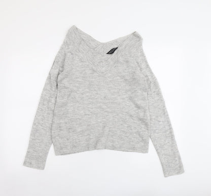 Womens UK Size 10 Dorothy Perkins Grey Pullover Jumper