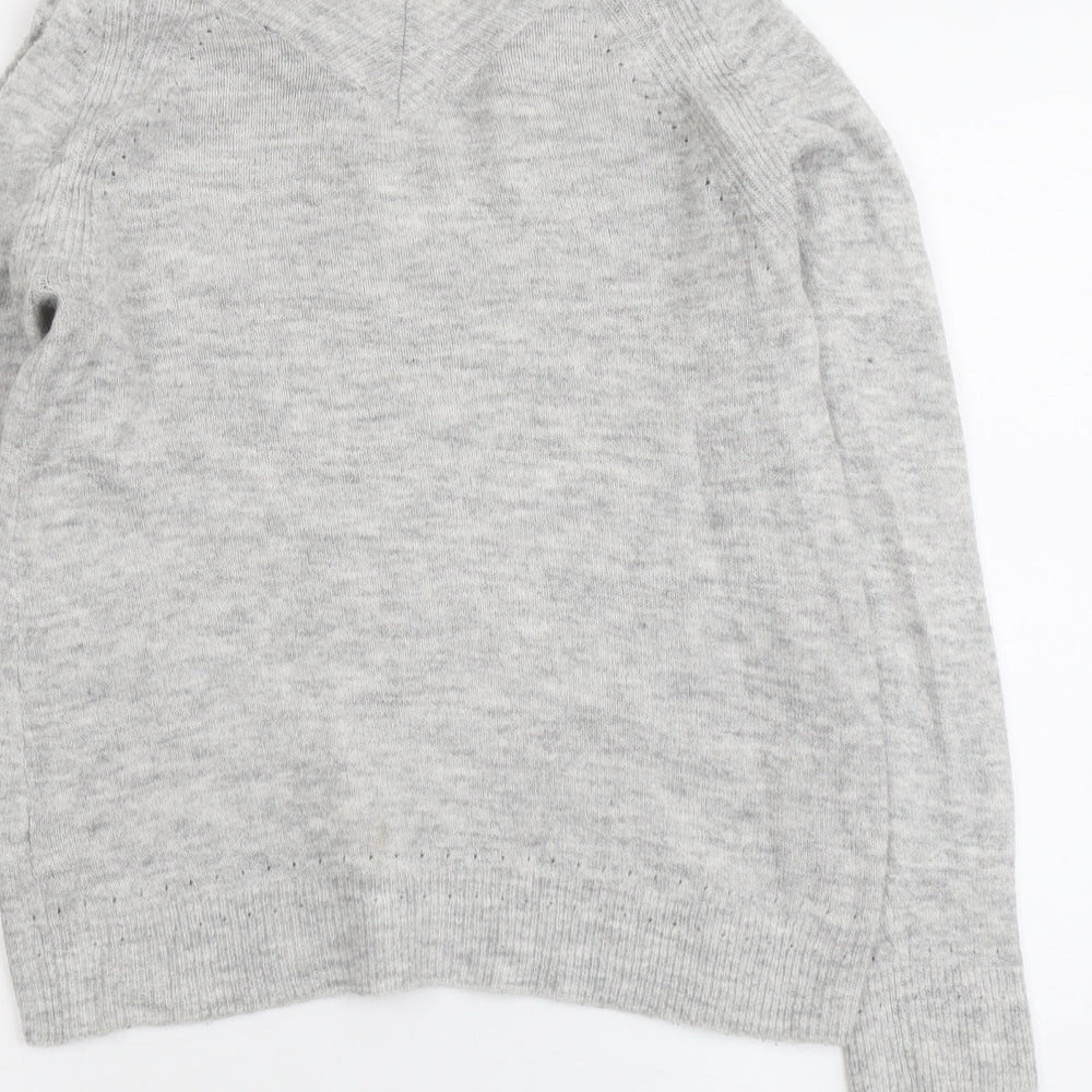 Womens UK Size 10 Dorothy Perkins Grey Pullover Jumper