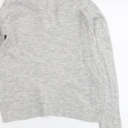 Womens UK Size 10 Dorothy Perkins Grey Pullover Jumper