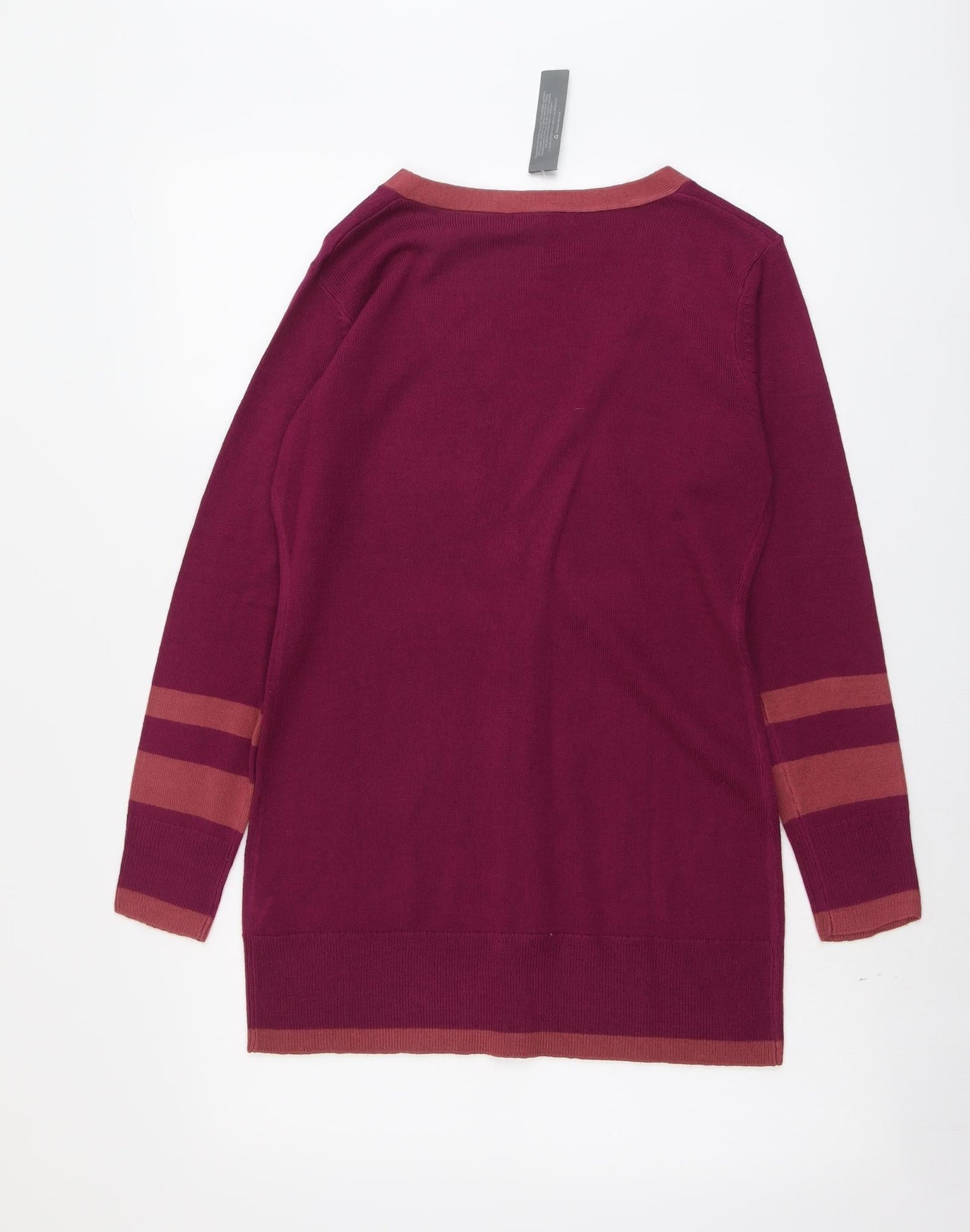 Womens UK Size 8 South Purple Cardigan Jumper