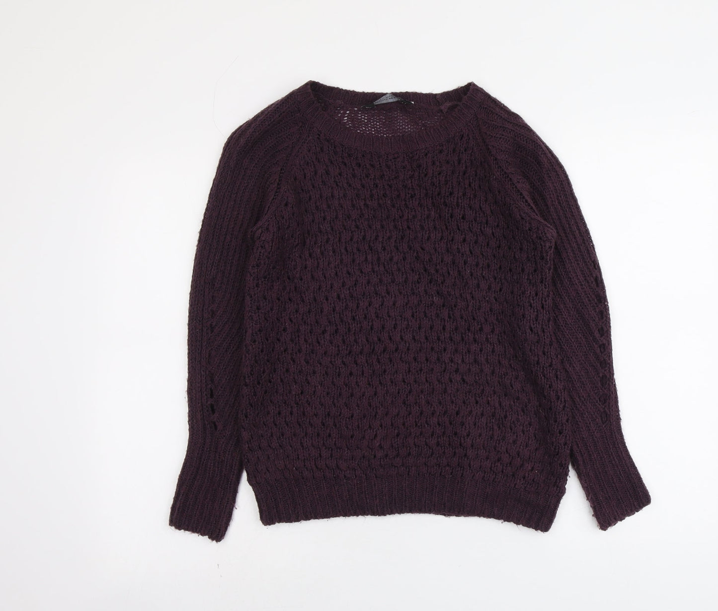 Womens UK Size 8 Dorothy Perkins Purple Pullover Jumper