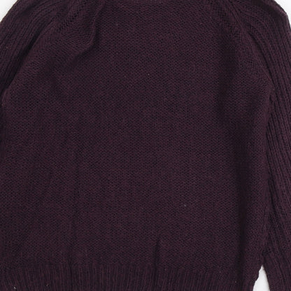 Womens UK Size 8 Dorothy Perkins Purple Pullover Jumper
