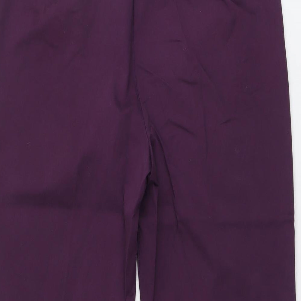 Womens UK Size 14 Marks and Spencer Regular Fit  Purple Trousers