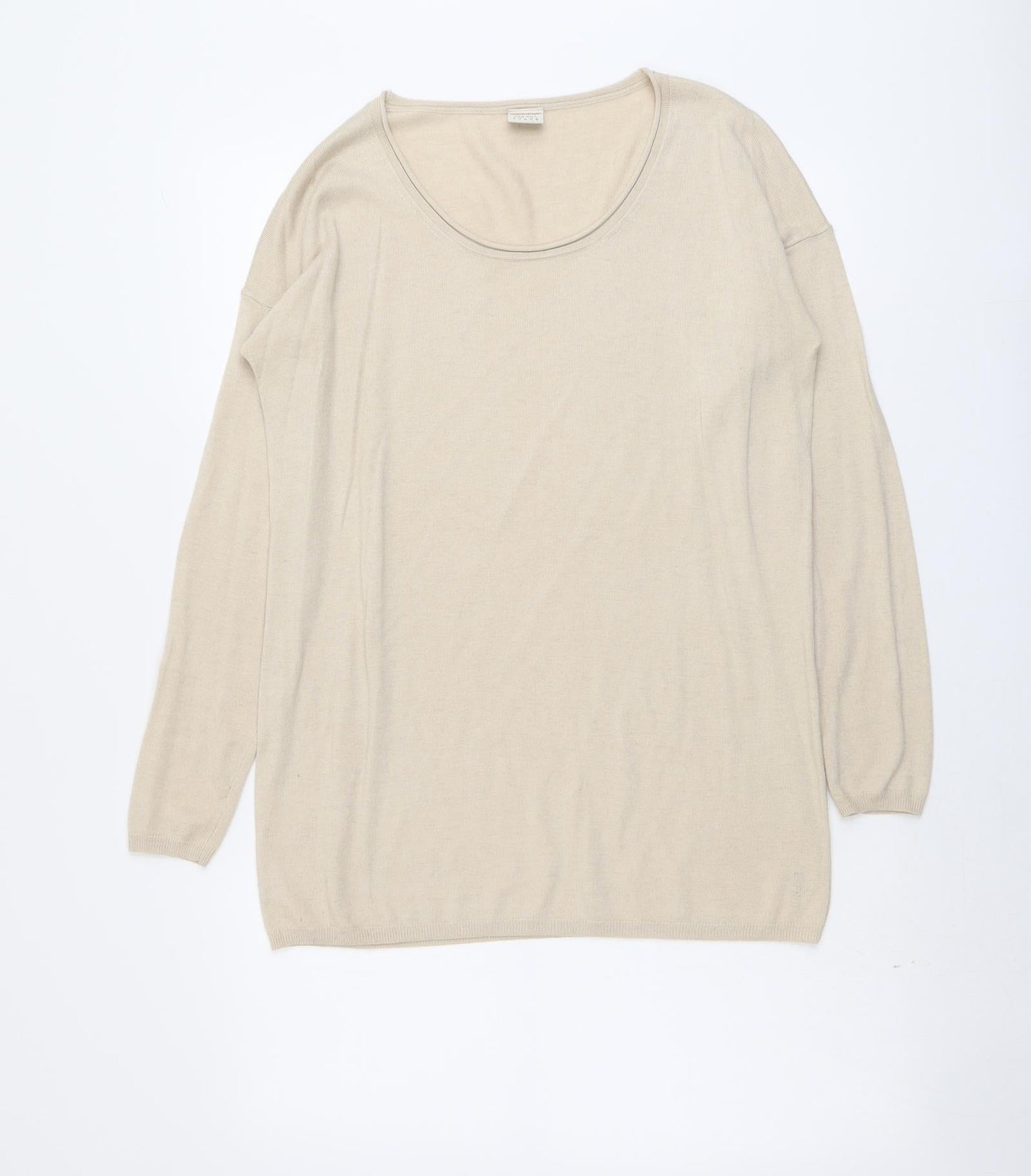 Womens UK Size S Esprit Beige Pullover Jumper