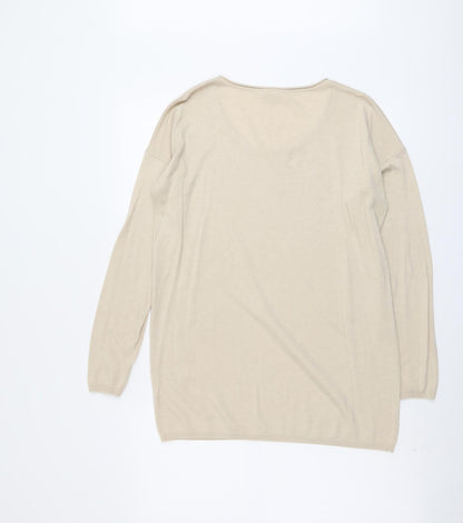 Womens UK Size S Esprit Beige Pullover Jumper