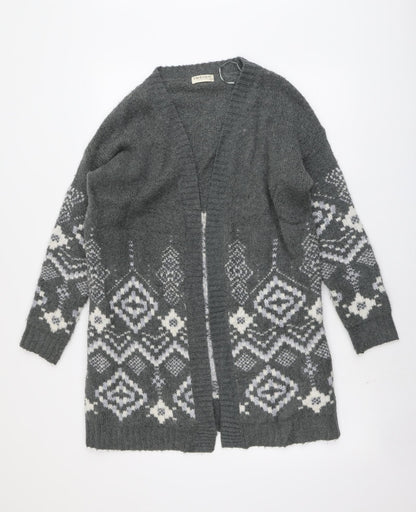 Womens UK Size 12 Marks and Spencer Grey Cardigan Jumper