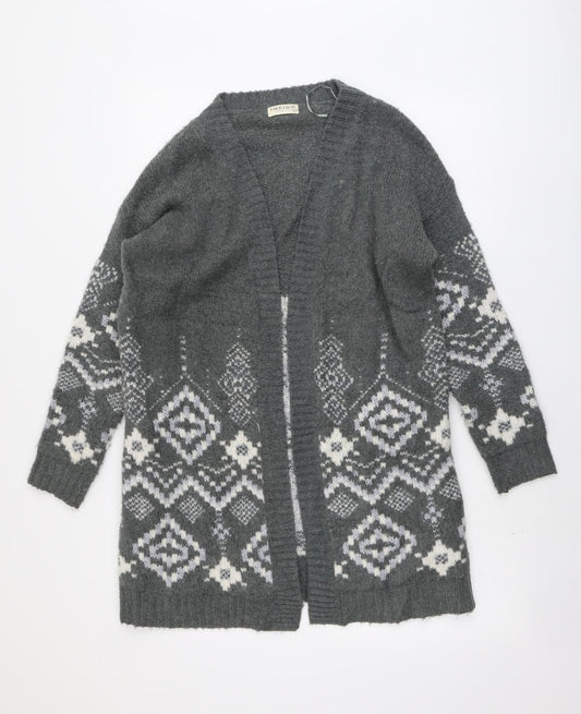 Womens UK Size 12 Marks and Spencer Grey Cardigan Jumper