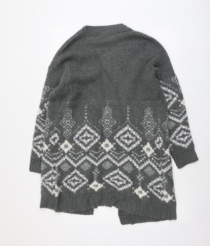 Womens UK Size 12 Marks and Spencer Grey Cardigan Jumper