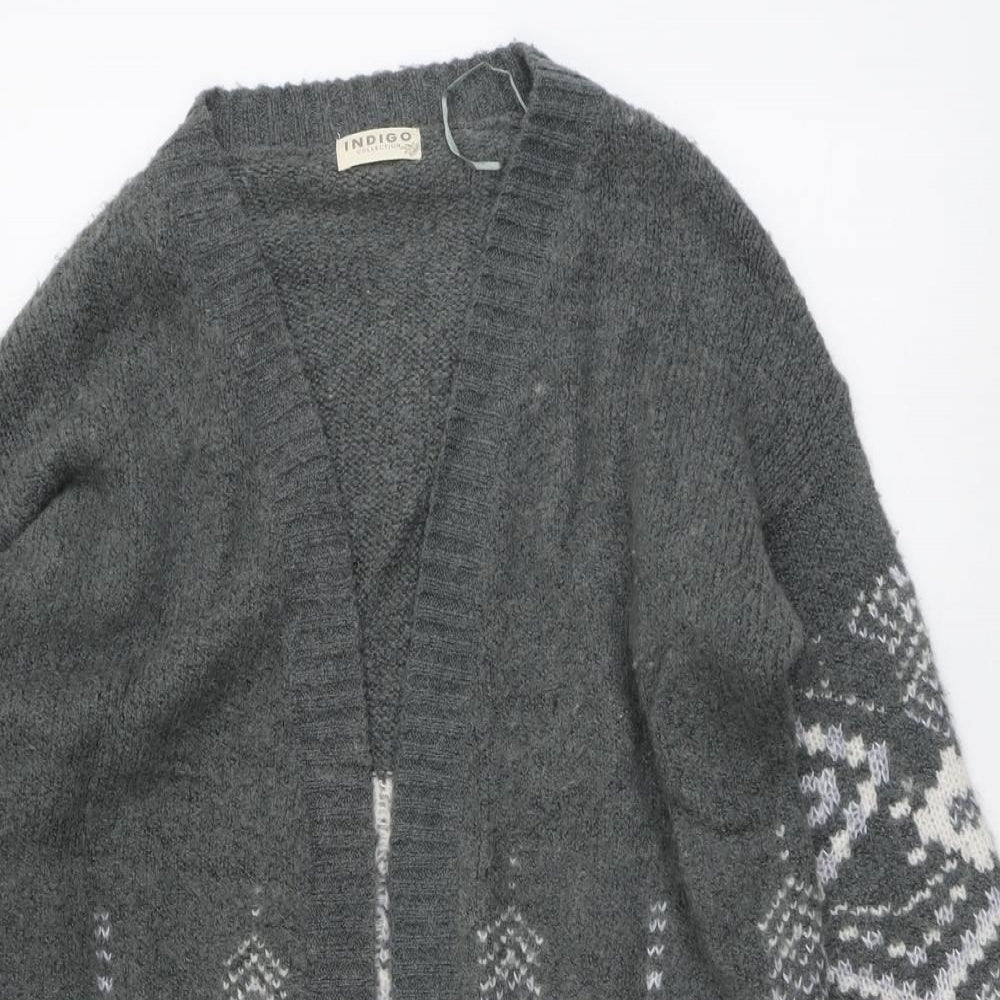 Womens UK Size 12 Marks and Spencer Grey Cardigan Jumper