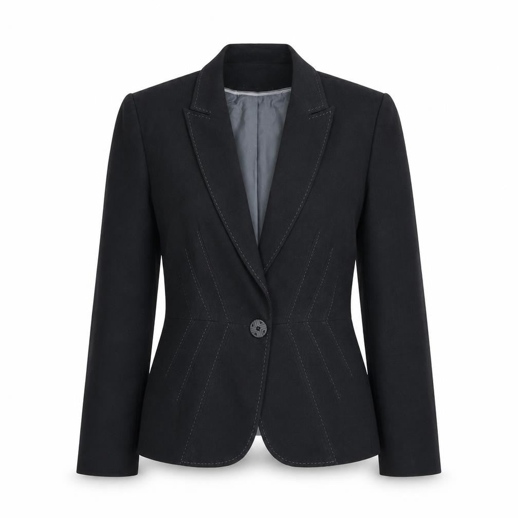 Womens UK Size 12 Marks and Spencer Regular Grey Blazer