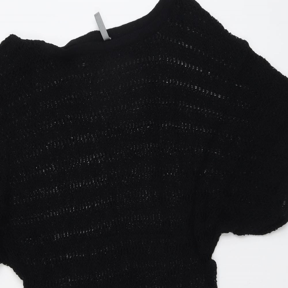 Womens UK Size 14 South Black Pullover Jumper