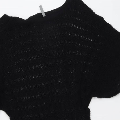 Womens UK Size 14 South Black Pullover Jumper