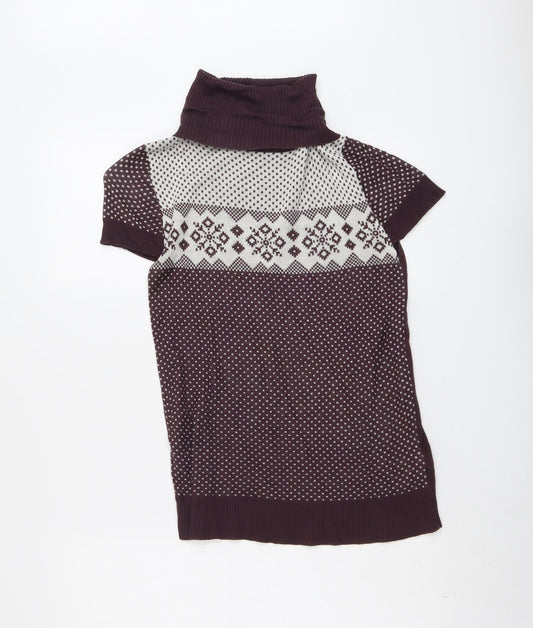 Womens UK Size 14 Max Purple Pullover Jumper