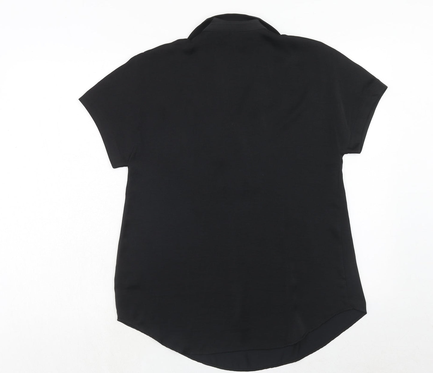 Womens UK Size 6 Marks and Spencer Black Basic Blouse