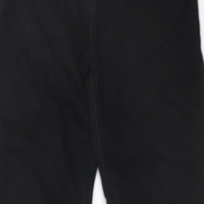 Dorothy Perkins Womens Black Cotton Skinny Jeans Size 8 Regular Zip