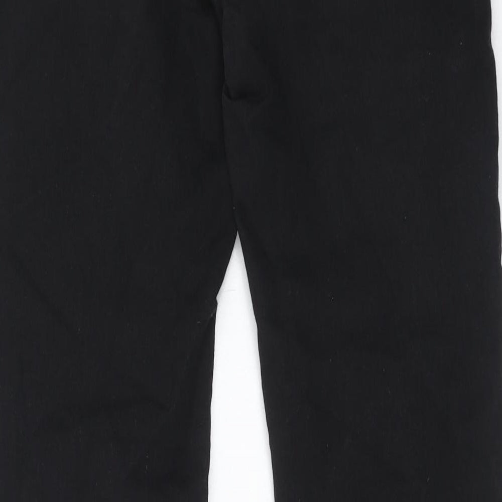Dorothy Perkins Womens Black Cotton Skinny Jeans Size 8 Regular Zip