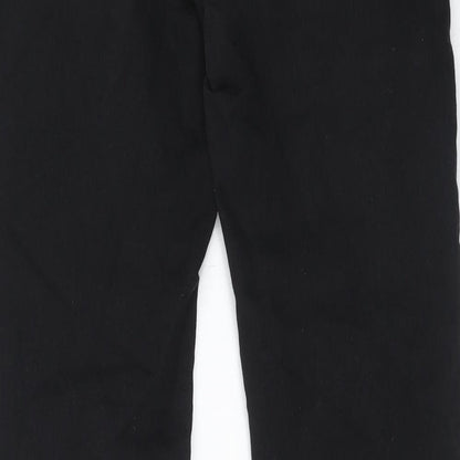 Dorothy Perkins Womens Black Cotton Skinny Jeans Size 8 Regular Zip