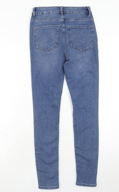 Womens UK Size 6 Marks and Spencer Regular Fit Skinny Blue Jeans