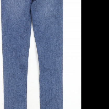 Womens UK Size 6 Marks and Spencer Regular Fit Skinny Blue Jeans