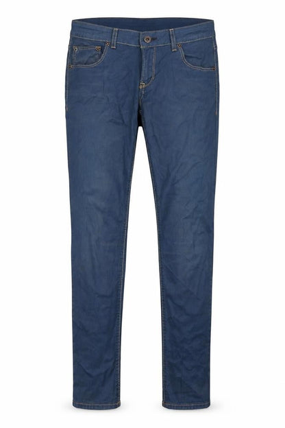 Gsus Sindustries Womens Blue Cotton Straight Jeans Size 14 Regular Zip
